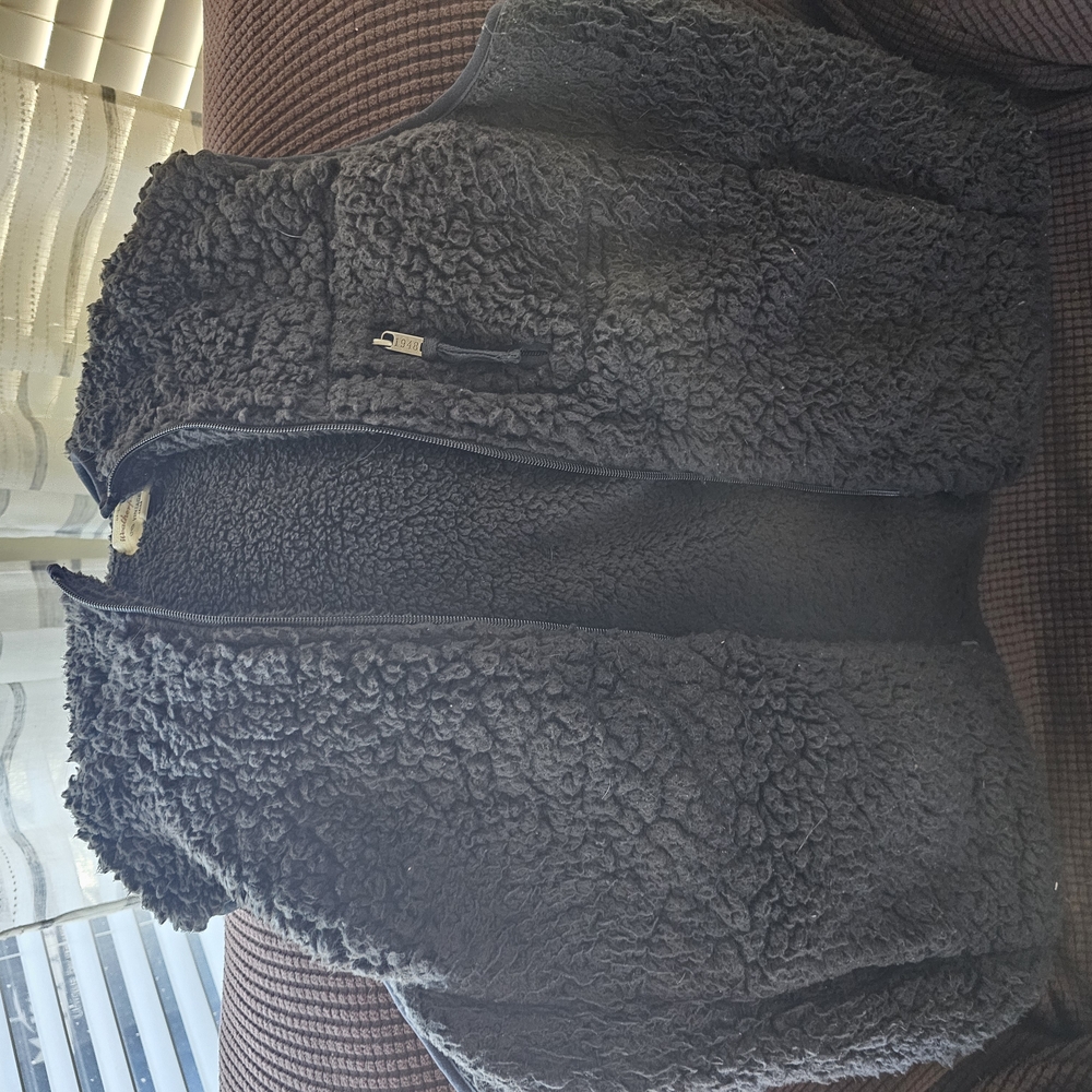 Cozy Black Sherpa Vest
